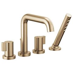 BRIZO DECK MOUNT ROMAN TUB SET W/SHOWER GL
