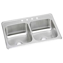ELKAY CR3321-3 33X21 3 HOLE KITCHEN SINK CR3321-3