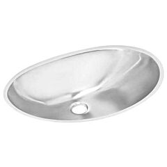ELKAY ADA 18GA STAINLESS STEEL UNDERMOUNT LAV 1 1/2 REAR DRAIN OPEN 19.5X13 5/16