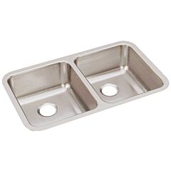 ELKAY 31X18 DOUBLE BOWL UNDERMOUNT