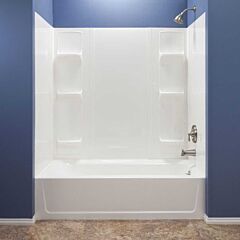 MUSTEE 56 THERMO PLASTIC TUB WALLS 42 X 72 WHITE