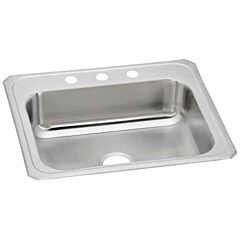 ELKAY 25X22 CELEBRITY SINK-3H SINGLE