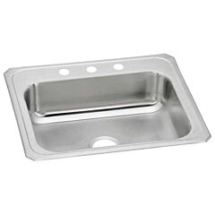 ELKAY CR 31X22 SINK 3-HOLE SINGLE