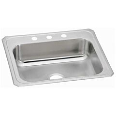 ELKAY CR 31X22 SINK 4-HOLE SINGLE