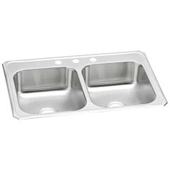 ELKAY 33X22 CELEBRITY SINK-3H DOUBLE