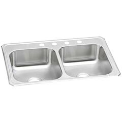 ELKAY 33X22 CELEBRITY SINK-4H DOUBLE