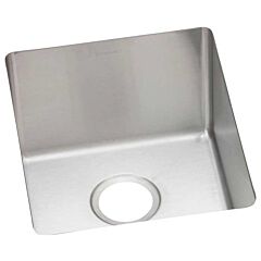 16" x 18-1/2" x 10", Polished Satin, 16 Gauge 304 Stainless Steel, Undermount, Single Bowl, Kitchen Sink