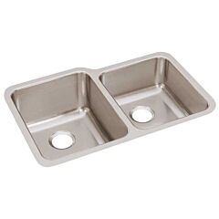 ELKAY 31X20 DBL BOWL LRG ON RT UNDERMNT