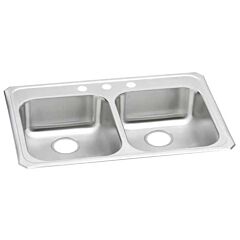 ELKAY GECR 33X21 4-HOLE SINK GECR3321-4