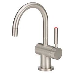 9-1/4" H x 5-1/2" Clearance x 5-1/4" Reach, 1-3/8 to 1-1/2" Diameter Hole, 2 or 3 Gallon, Lead-Free, Matte Black, Brass, Hot, Water Dispenser
