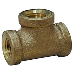 3/4 BRASS TEE BRONZE LF