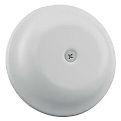 WHITE CLEANOUT COVER PLATE 5-1/4" BELL TYPE