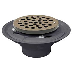 2" X 3 PVC BOLT DOWN SHOWER STRAINER ROUND D50001