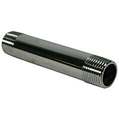 3/8" X CLS" CHROME BRASS NIPPLE