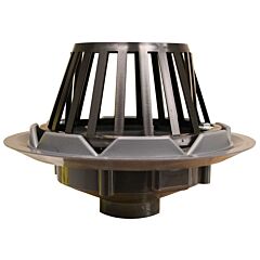 PRD902P 4" ROOF DRAIN W/PLASTIC DOME R18-015