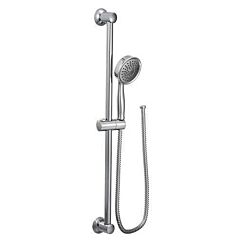 MOEN chrome eco-performance handshower handheld shower SLIDE BAR, HEAD HOSE