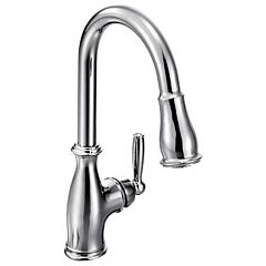 MOEN BRANTFORD 1 HANDLE PULL DOWN KITCHEN FAUCET CHROME