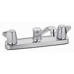 GERBER 2 HANDLE KITCHEN FAUCET MAXWELL CHROME W/SPRAY