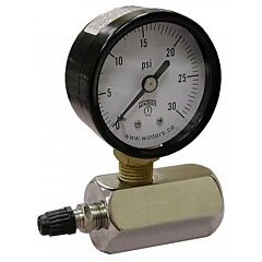 GAS TEST GAUGE 15LB ASSEMBLY 3/4 FIP BELL