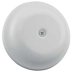 WHITE COVER PLATE 7-1/4" BELL TYPE