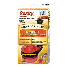 KORKY 3-4" FLUSH VALVE KIT