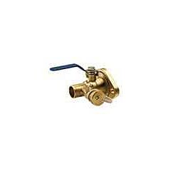 LEGEND 101-194 3/4 cop X flange ISOL VALVE W/PORT