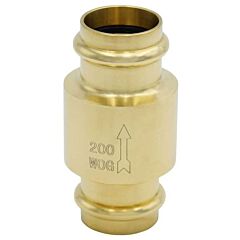 3/4" LegendPress® No Lead Brass In-Line Check Valve