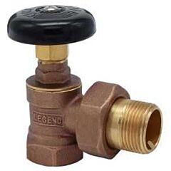 3/4" ANGLE VALVE RADIATOR HOT WATER