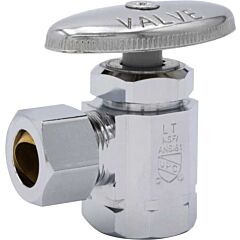 R-17 ANGLE VALVE 1/2 FIP X 3/8 COMP T-581 NO LEAD LEGEND