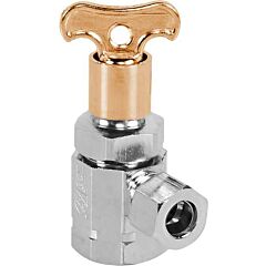 LEGEND R-17LS ANGLE STOP VALV 1/2 Ip W/KEY LOCK SHIELD