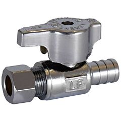 1/2 X 1/4 PEX STRAIGHT STOP 1/4 TURN