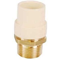1/2" MIP X CPVC SS TRANS FITTING NL BRASS ADAPTER