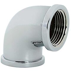 1/2" 90' ELBOW CHROME BRASS