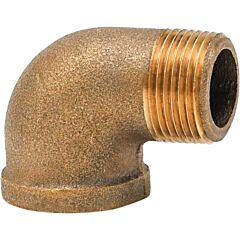 2" ST. 90' ELBOW BRASS