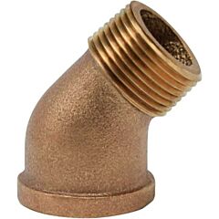 3/4" ST. 45' ELBOW BRASS