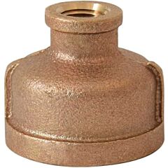 1 1/4 X 1 REDUCER COUPLING BRASS