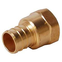 3/4 PEX X 1/2 FIP FEMALE ADAPTER BRASS