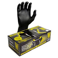 BLACK MAMBA OR EQUAL NITRILE RUBBER GLOVES MEDIUM 100 PER BOX 6.MIL SOLD PER BOX