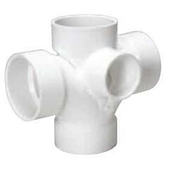 3 X 2 PVC SCH40 DOUBLE TEE R/L WASTE