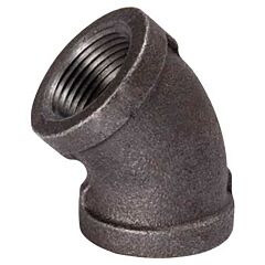 3/4 BLACK 45 ELL