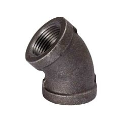 1/8' 45' ELBOW BLACK