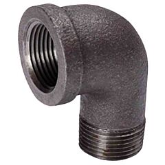 1" BLACK STREET 90 ELL