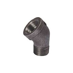 1/8" ST 45 ELBOW BLACK