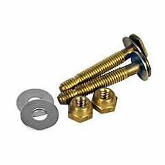 SOLID BRASS 5/16 X 2-1/4 BREAKAWAY CLOSET TOILET BOLTS