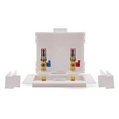 OATEY CXC WASH MACHINE OUTLET BOX W/ HAMMER VALVE