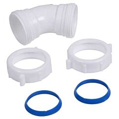 1 1/2" 45 SJ ELBOW SLIP JOINT PVC