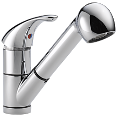 PEERLESS PULL OUT KITCHEN FAUCET CHROME 1 OR 3 HOLE