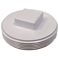 3-1/2" PVC RAISED HEAD CLEANOUT PLUG