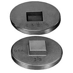 1 1/2" BRASS CLEANOUT PLUG RECES