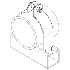 1-1/4" (IPS) GALV UNI-STRUT CLAMP